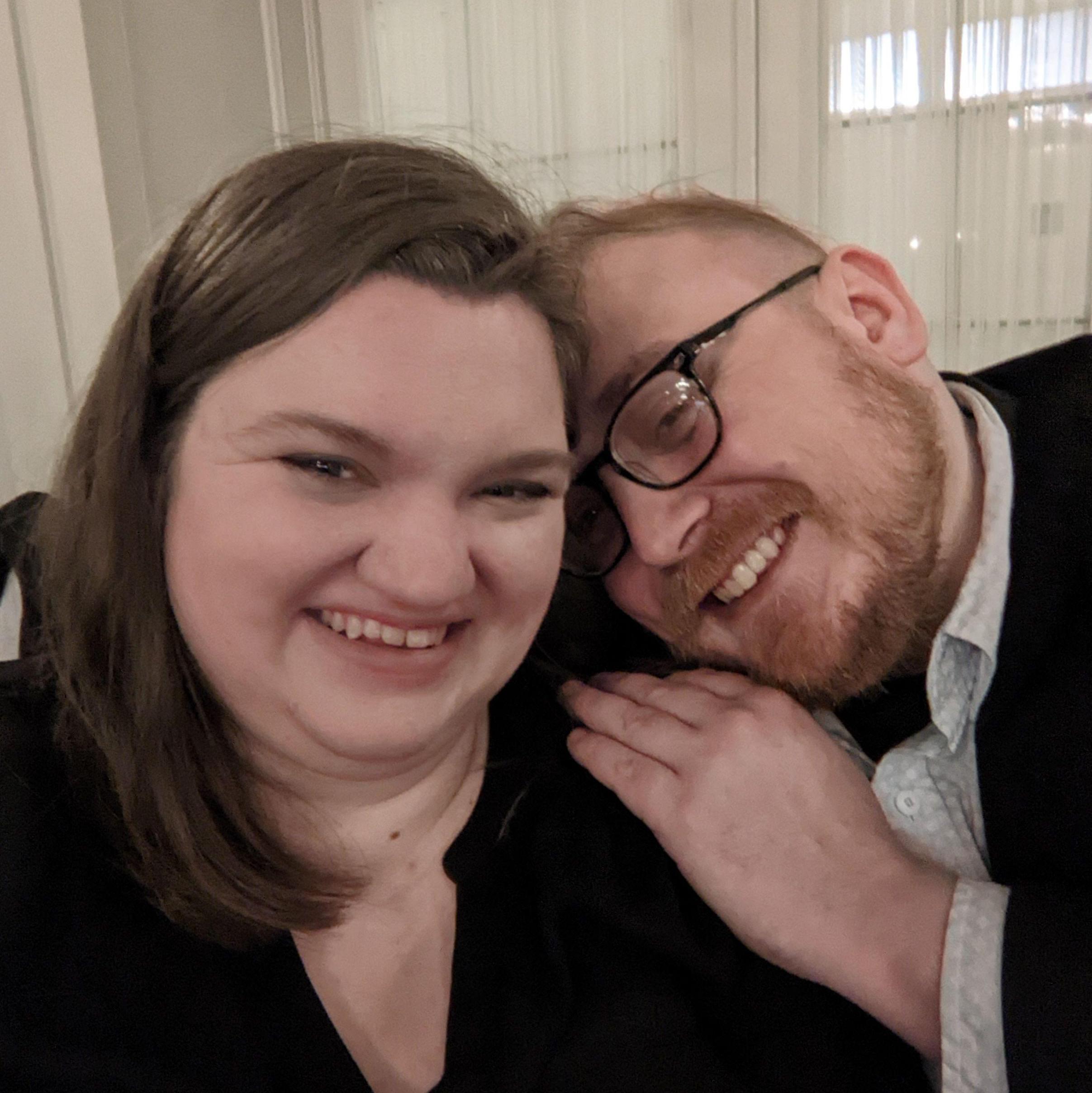 At a fancy Valentine's Dinner and Dance hosted by the Dean's List Big Band at the Greysolon Ballroom in Duluth.