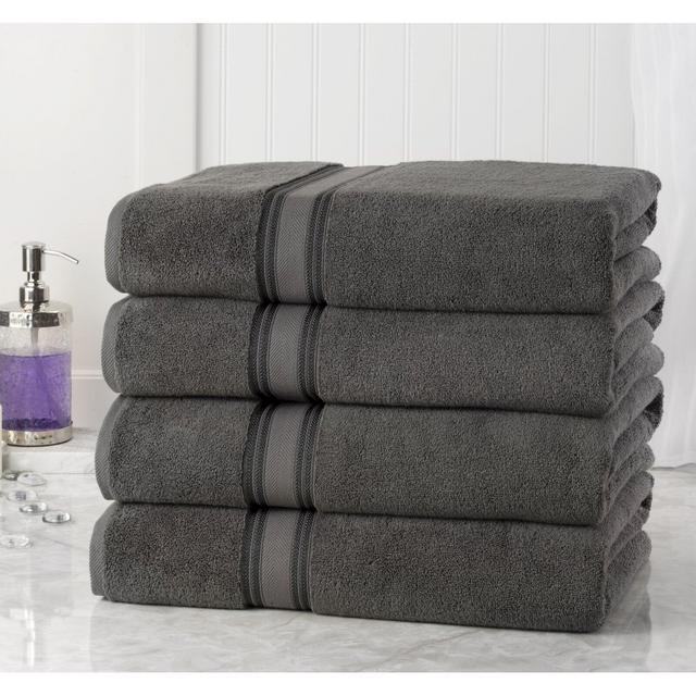Briele 100% Cotton Bath Towel (Set of 4)