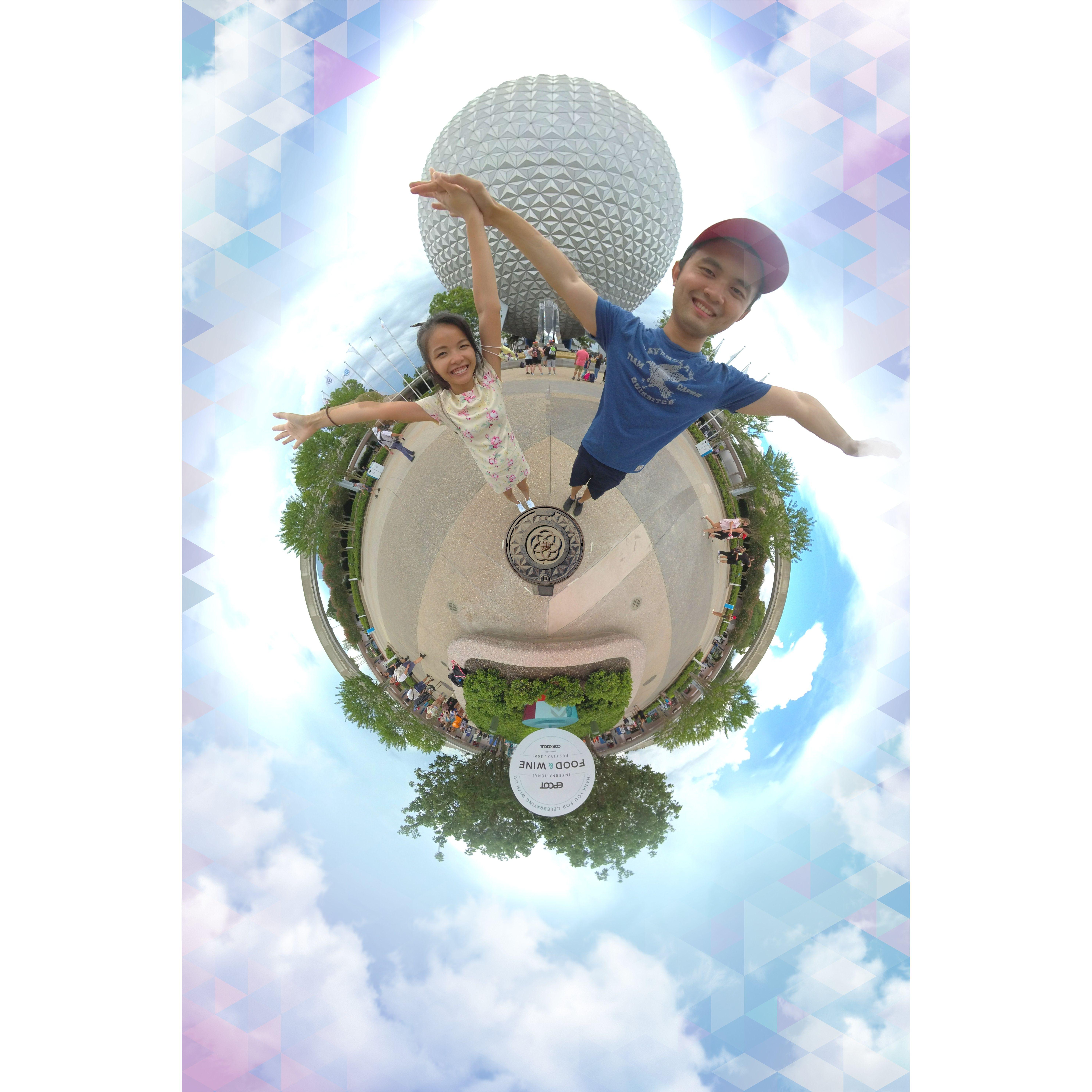 Experimenting at Epcot!