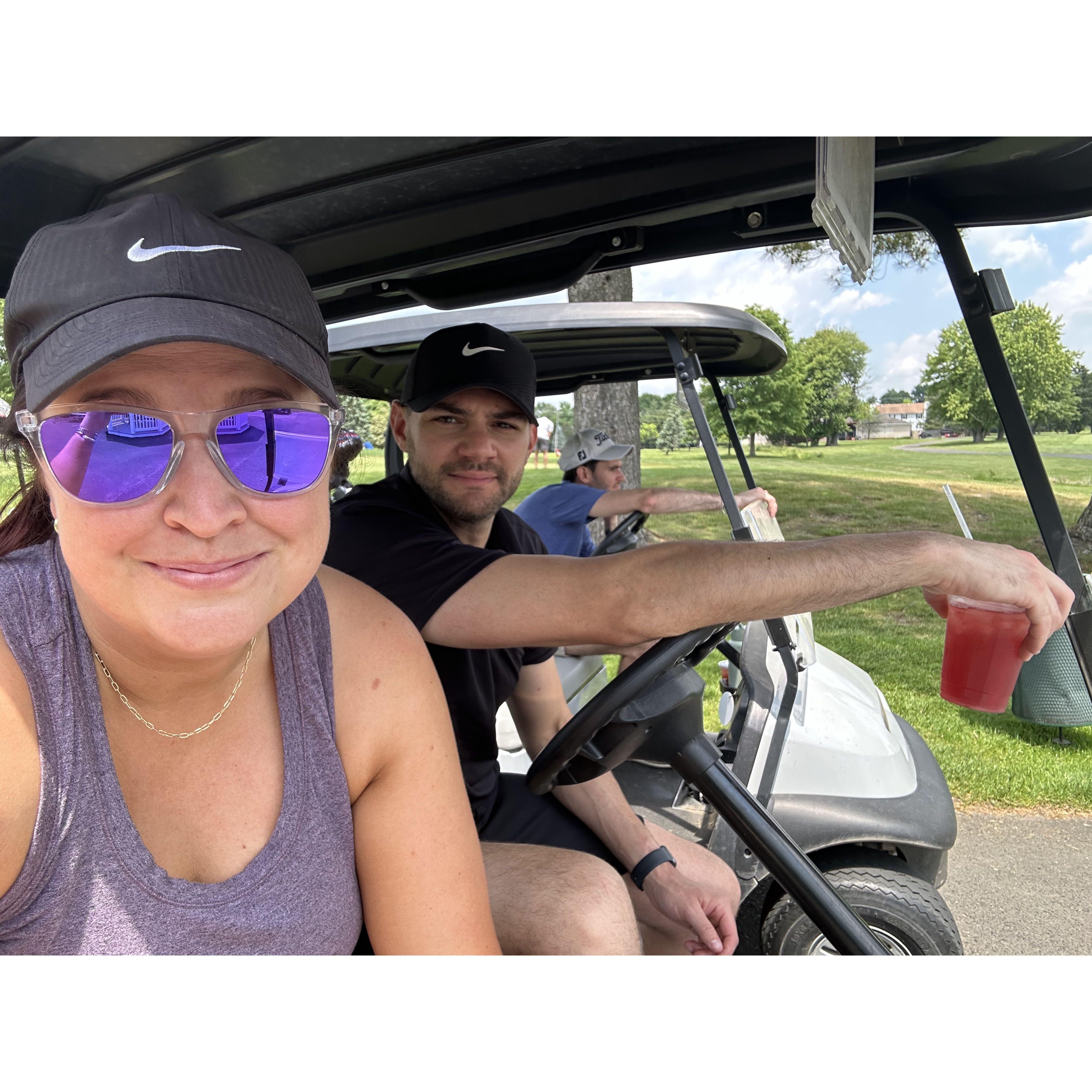 Anthony's best days involve golf