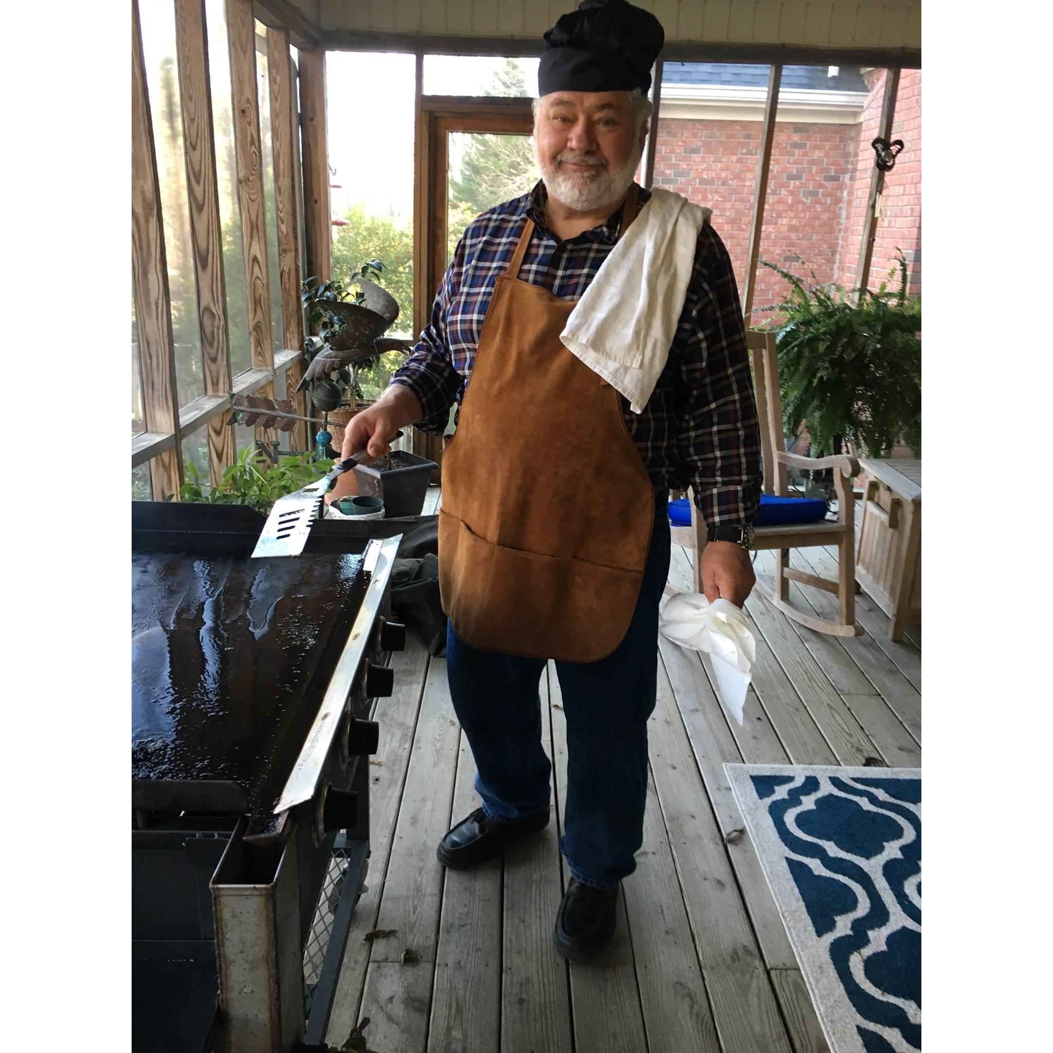 Poppy grilling!