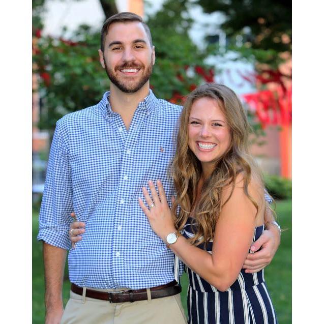 After Alex said "yes" when Will popped the question!