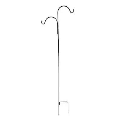 84-in Black Metal Traditional Shepherd's Hook