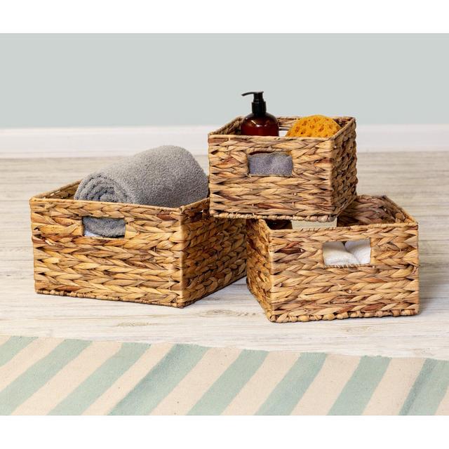 Boyland 3 Piece Wicker/Rattan Basket Set