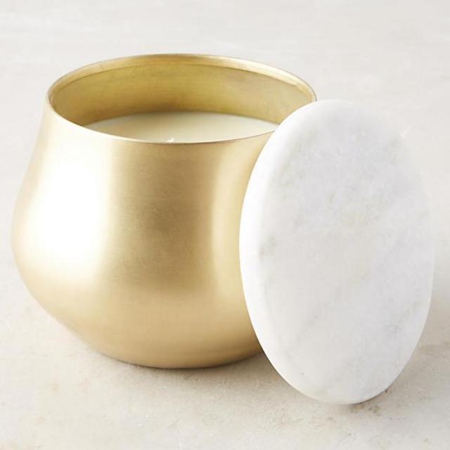 Capri Blue Burnished Candle - Large - Volcano - www.anthropologie.com