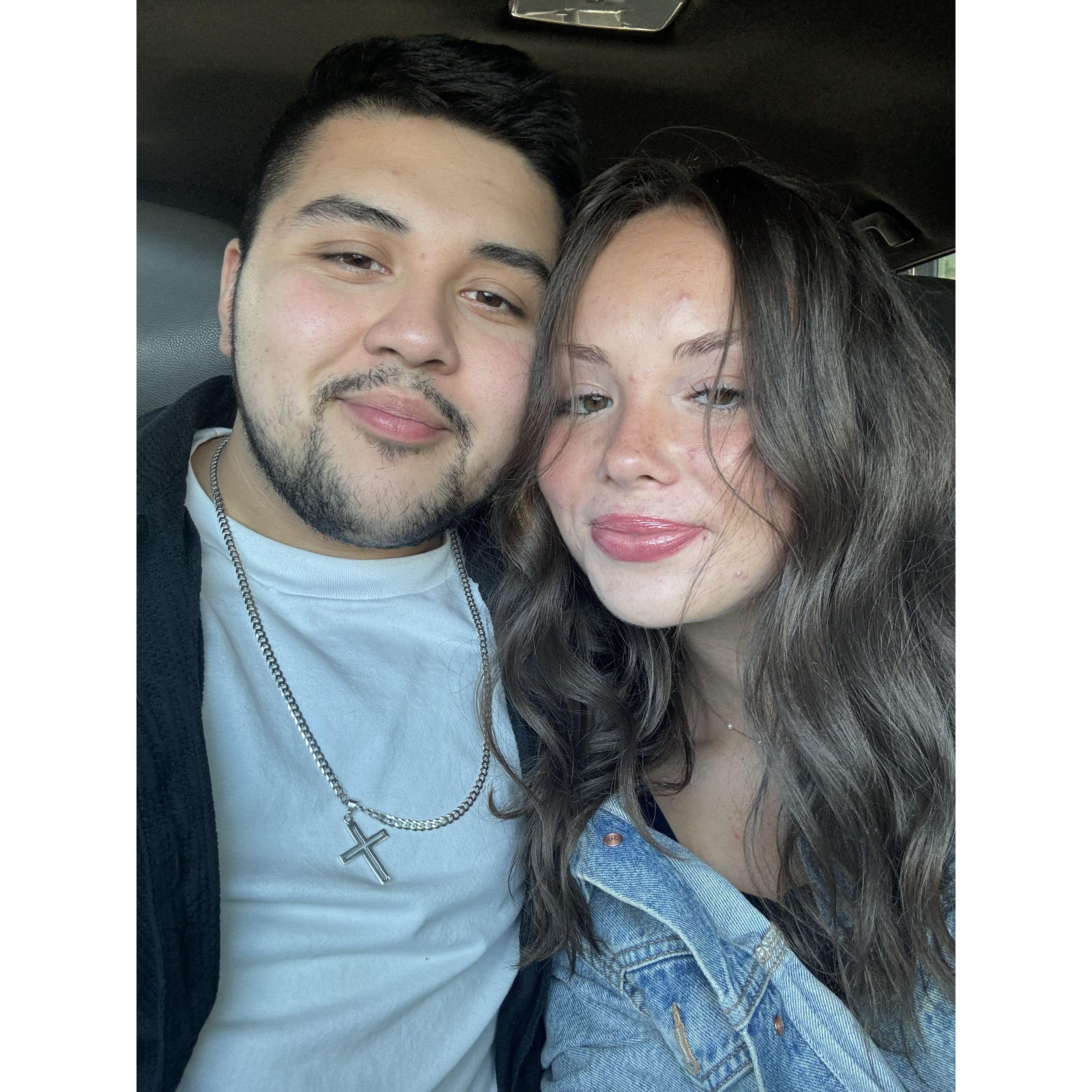 Fast forward a bit....and here we are on our first date! 8/18/2024