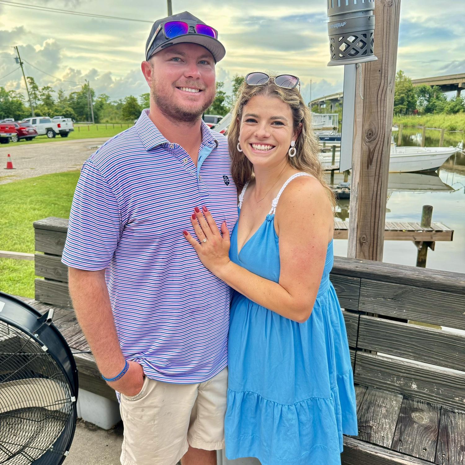 Wesley planned a surprise engagement party when we got back from Hawaii & California with our friends