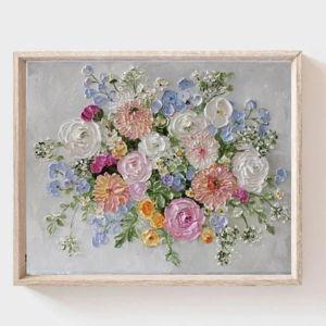 Bridal Bouquet preservation/painting via Etsy