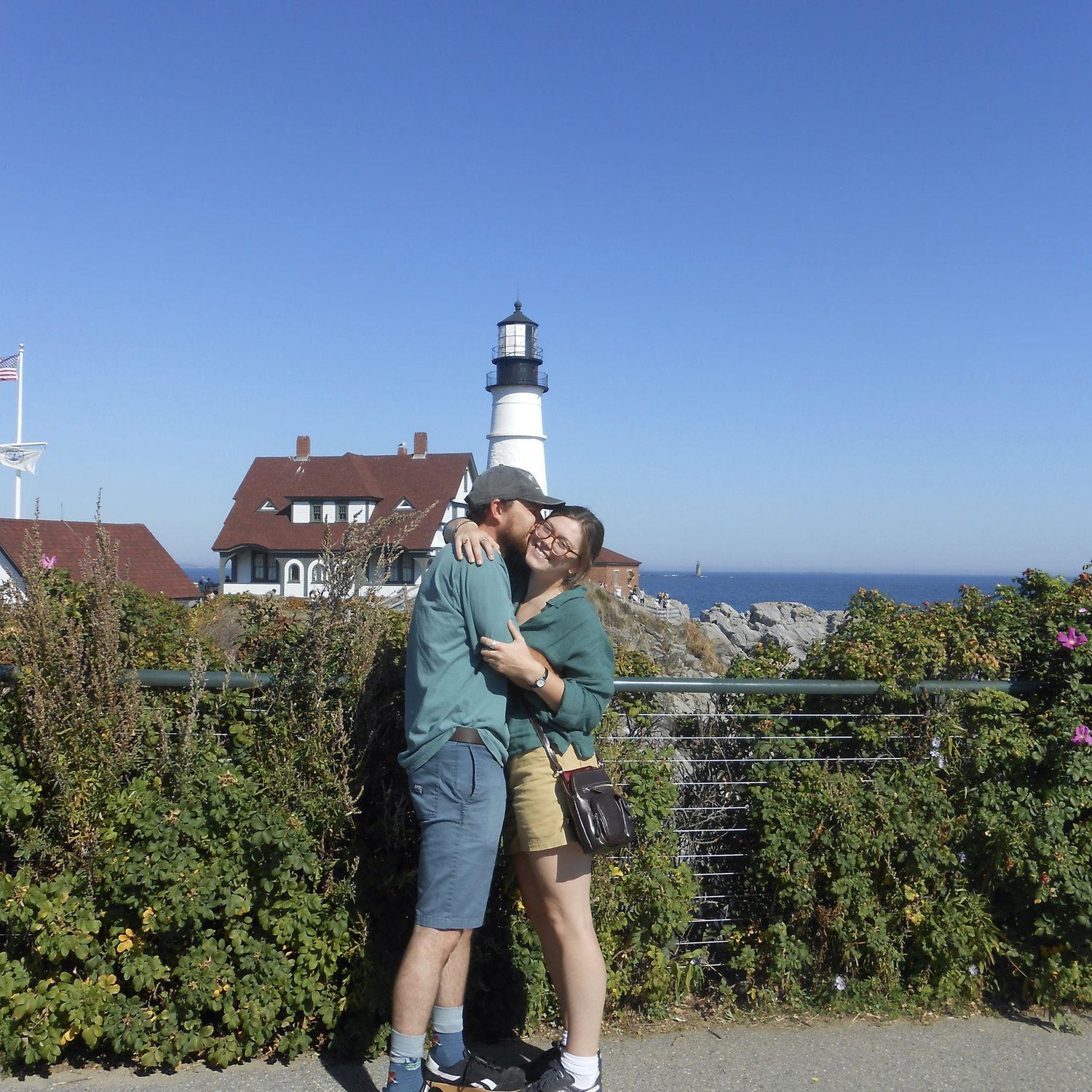 Hannah's first Lighthouse! Portland ME