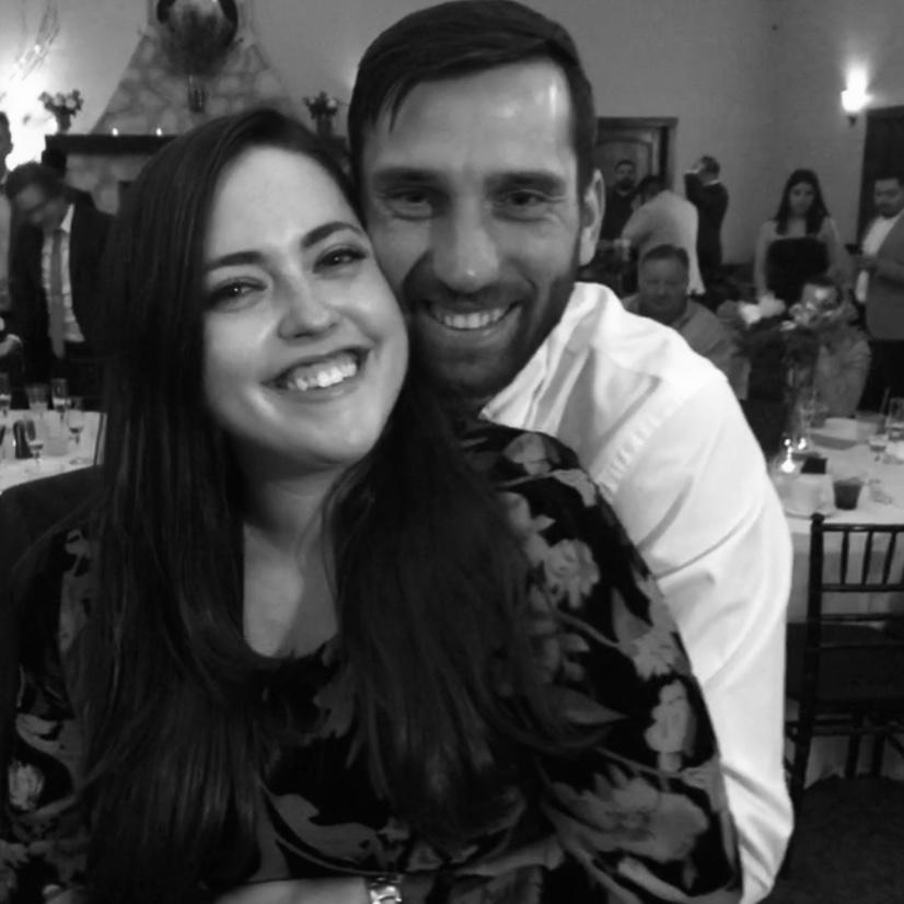 Our first wedding together!
