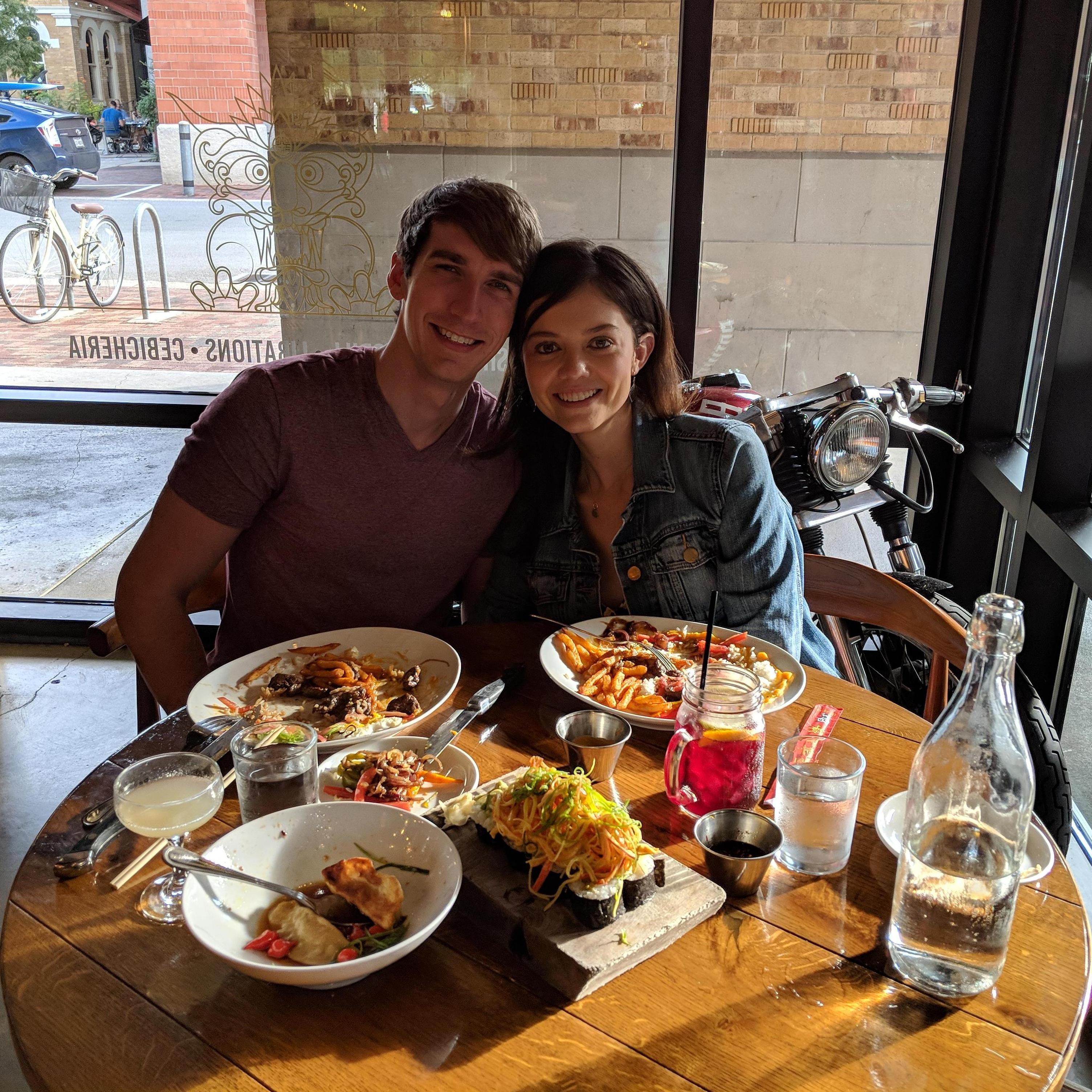 We went back to Botika to celebrate our one year anniversary! :)