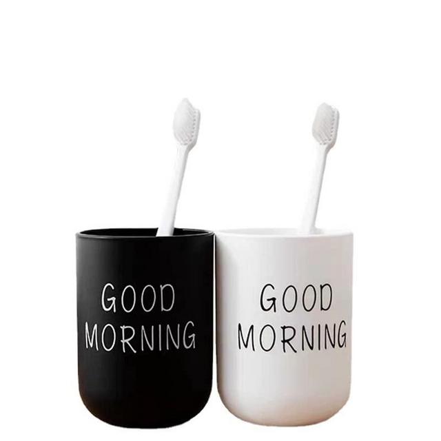 Simple Toothbrush Holder, Bathroom Accessories, Toothpaste Holder, mouthwash Cup, Beverage Cup 2pcs