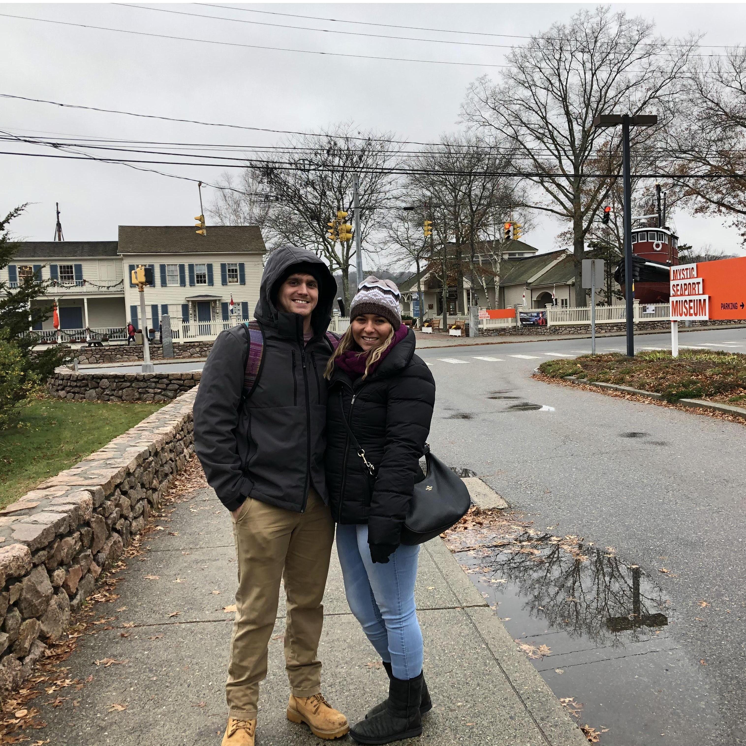 Touring the Mystic Seaport Museum in Mystic, CT. 2018