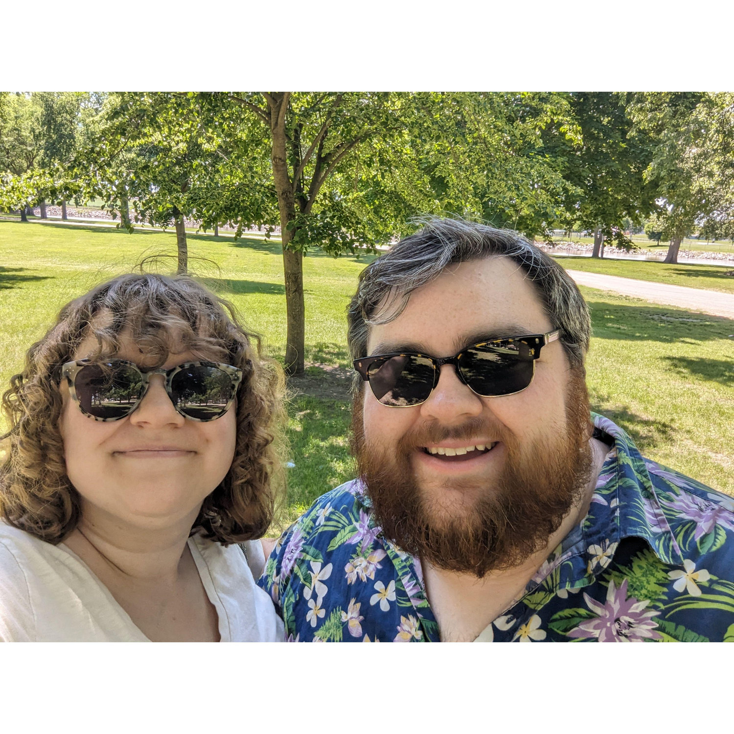 Snapping a selfie in Dell Rapids, SD at the park where Grandpa and Grandma Unger used to spend time together.