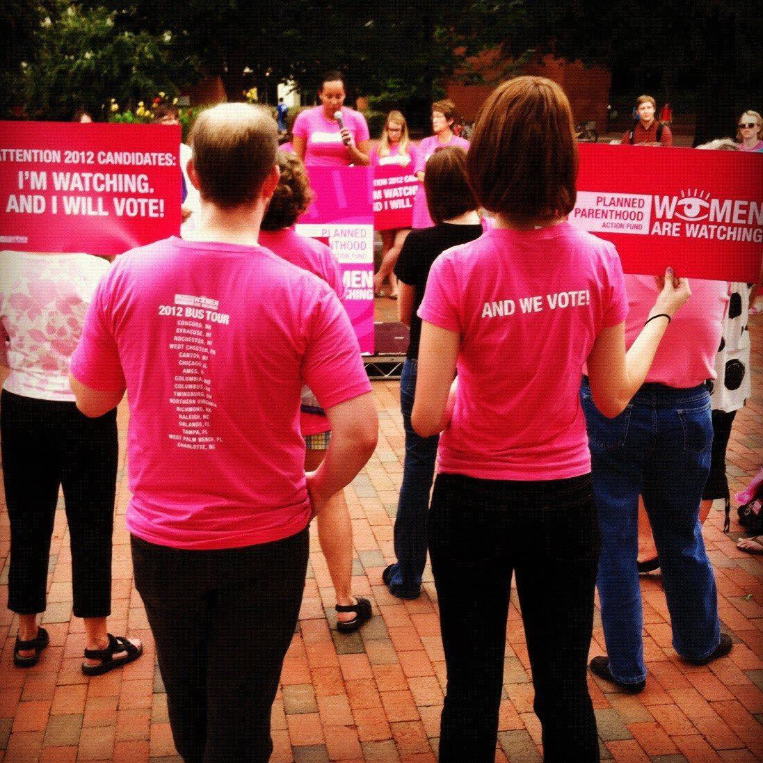 Over the years Christopher has learned to love a good protest, especially if it's with Planned Parenthood 💕