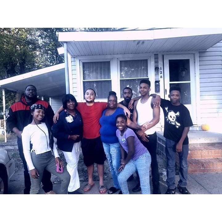 My, cousins, nieces, nephews, mom