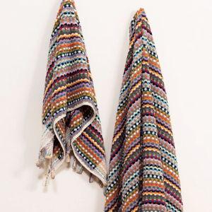 Organic Cotton Turkish Hand Towel - Multi dot