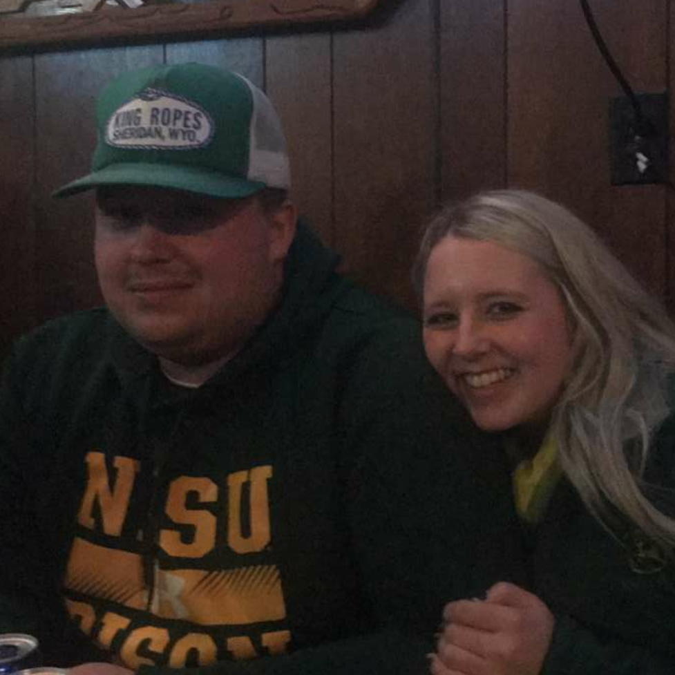 Our first photo together.