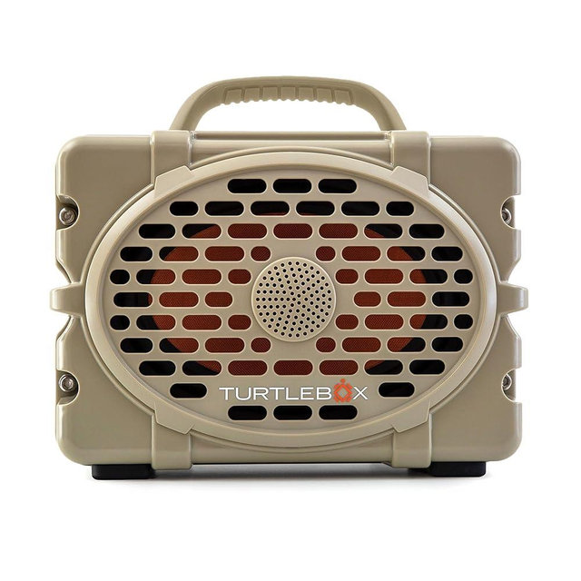 Turtlebox Original Gen 3: Portable Outdoor Bluetooth Speaker – Ultra-Loud (120dB), Waterproof (IP67), Rugged, Impact-Resistant, 3-Day Battery | Party Mode: Unlimited Pairing Stereo, Tan/Tan