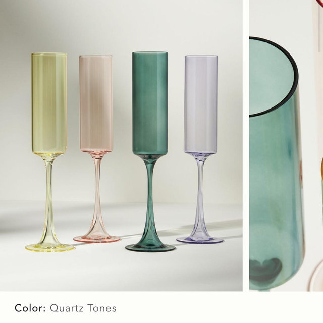 Morgan Flutes, Set of 4 - Quartz Tones, Standard, Set Of 4