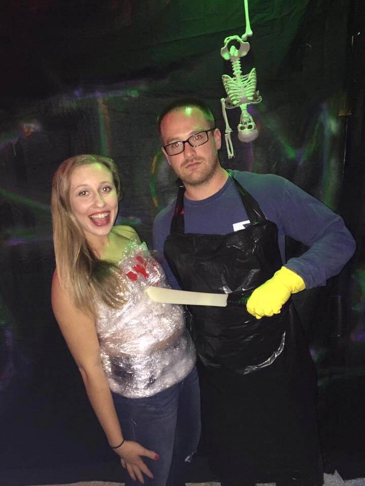 Sigma Chi Halloween party, Zac is supposed to be Dexter