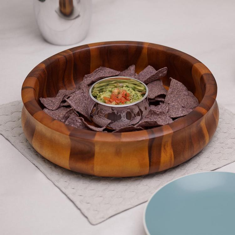 Nambé, Nara Chip & Dip | Zola