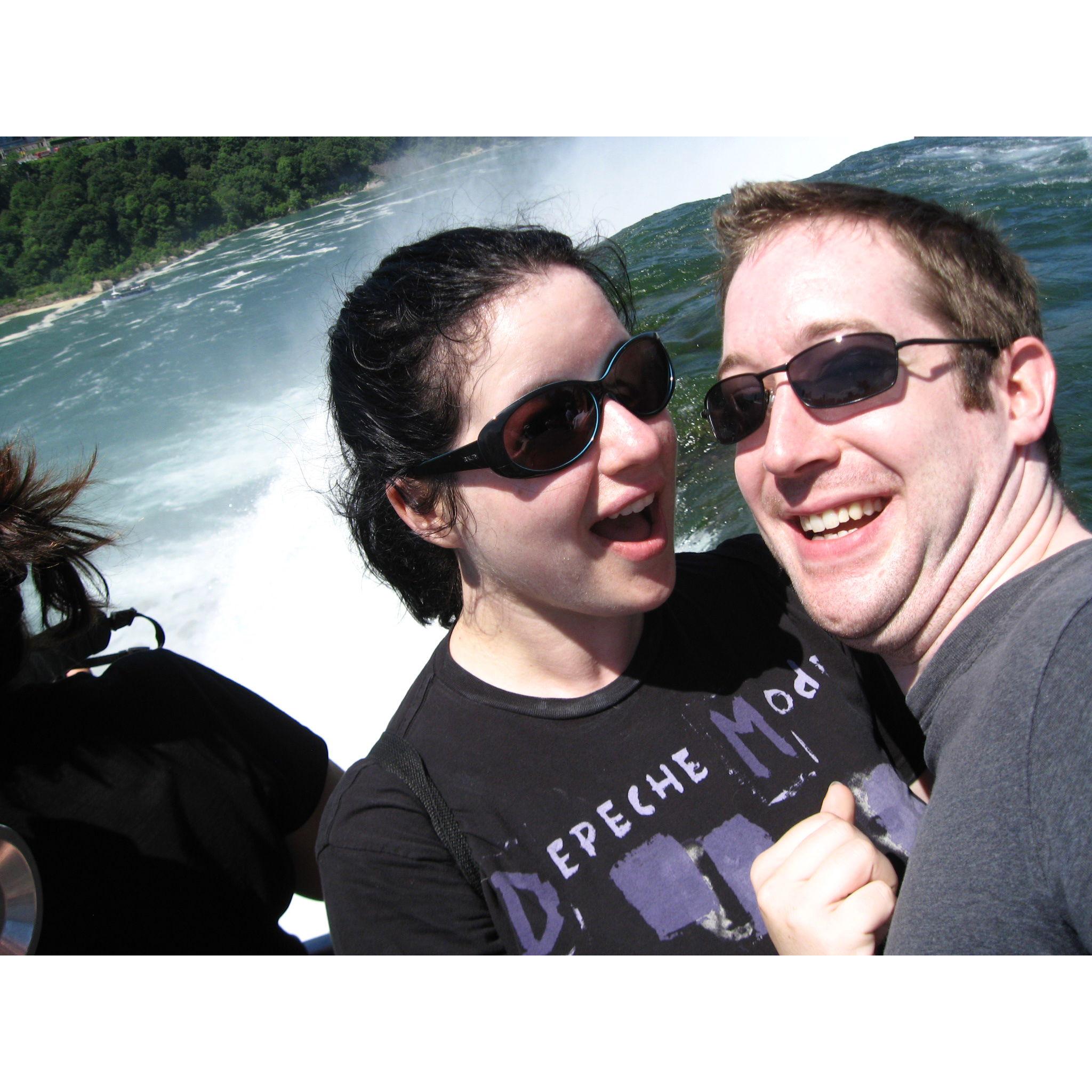 Together at Niagara Falls (when Ally lived 15 minutes from it) in 2011