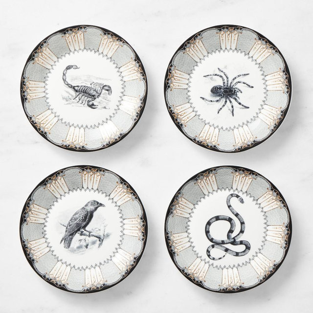 Spooky Soirée Appetizer Plates, Set of 4