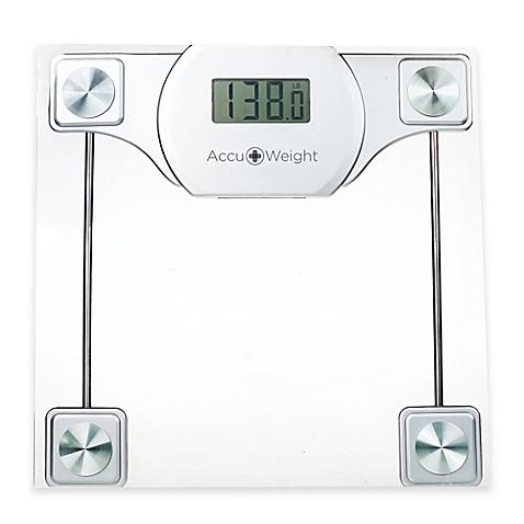 Accuweight Digital Glass Bathroom Scale