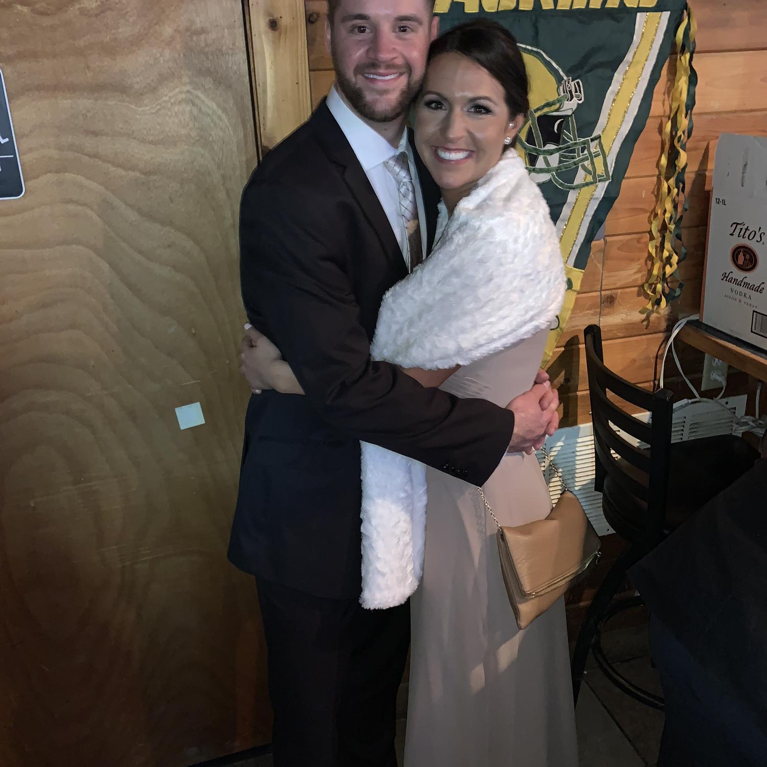 1/30/21 - Abby’s sister’s wedding. The Brauns! West Des Moines, IA
