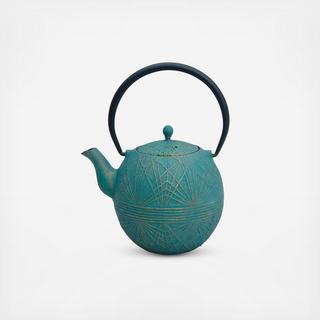 Round Cast Iron Teapot