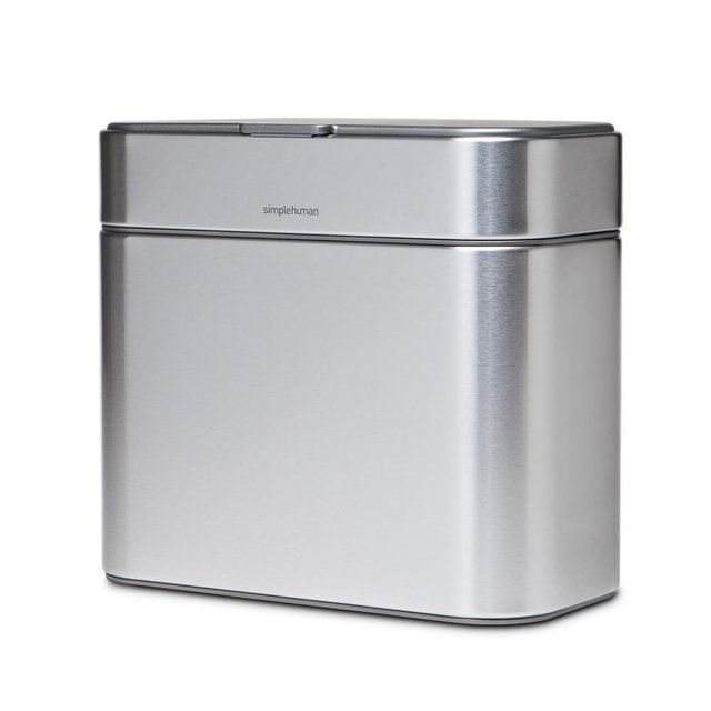 Simplehuman 4-Liter Compost Caddy, Brushed Stainless Steel