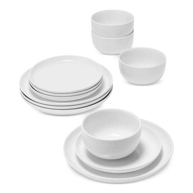 The Cellar James 12-Pc. Low Coupe Dinnerware Set, Exclusively at Macy's