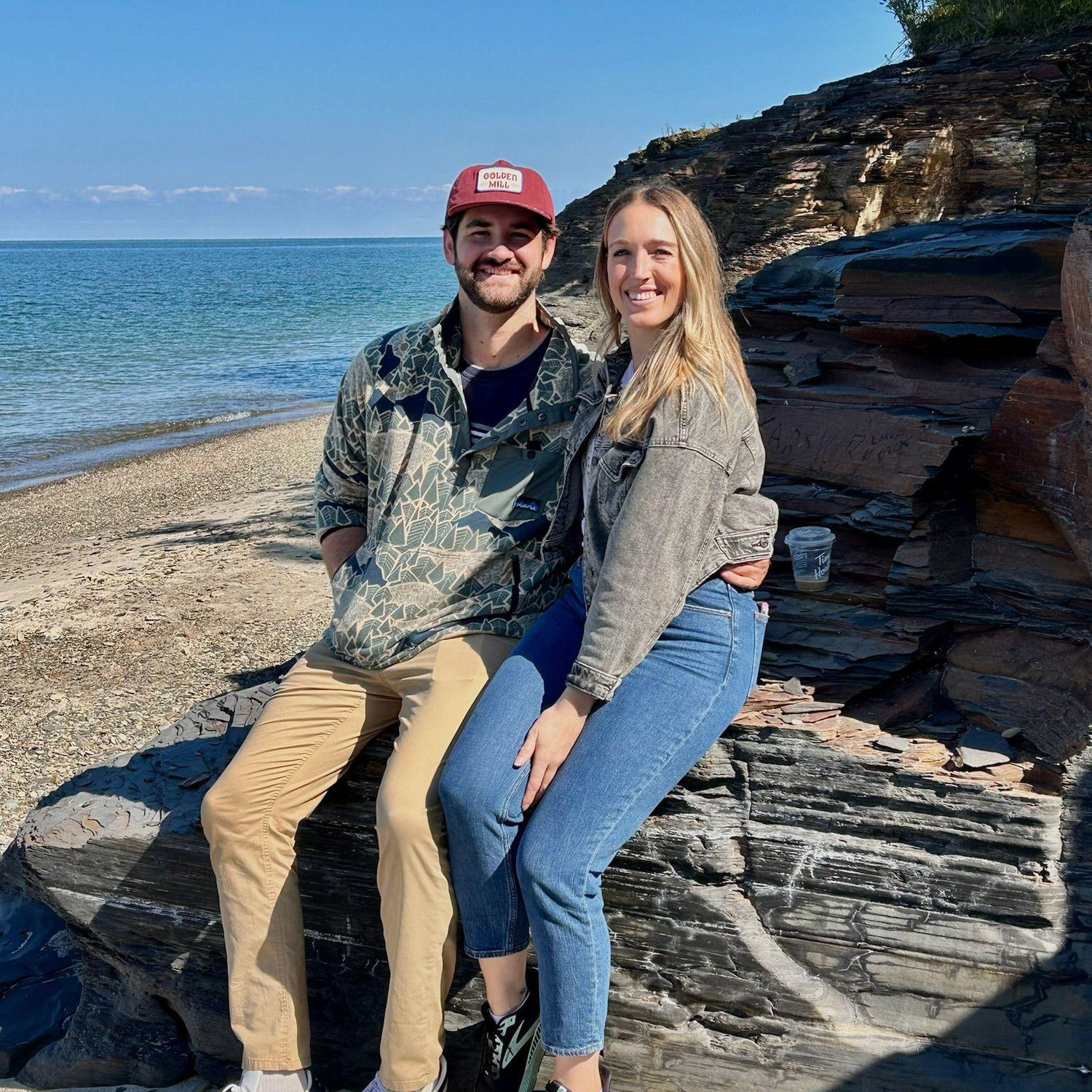 Meg's first visit to Fredonia - meeting the family, walking the beach, and trying Tim Hortons