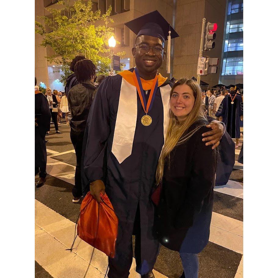 May 2022 - Mark graduates from GWU with his Masters!