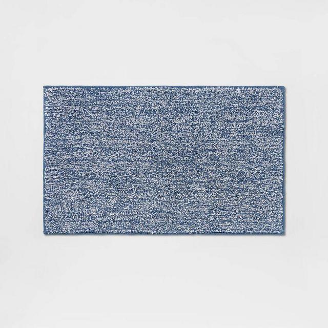 20"x34" Performance Texture Solid Accent Bath Rug - Threshold™