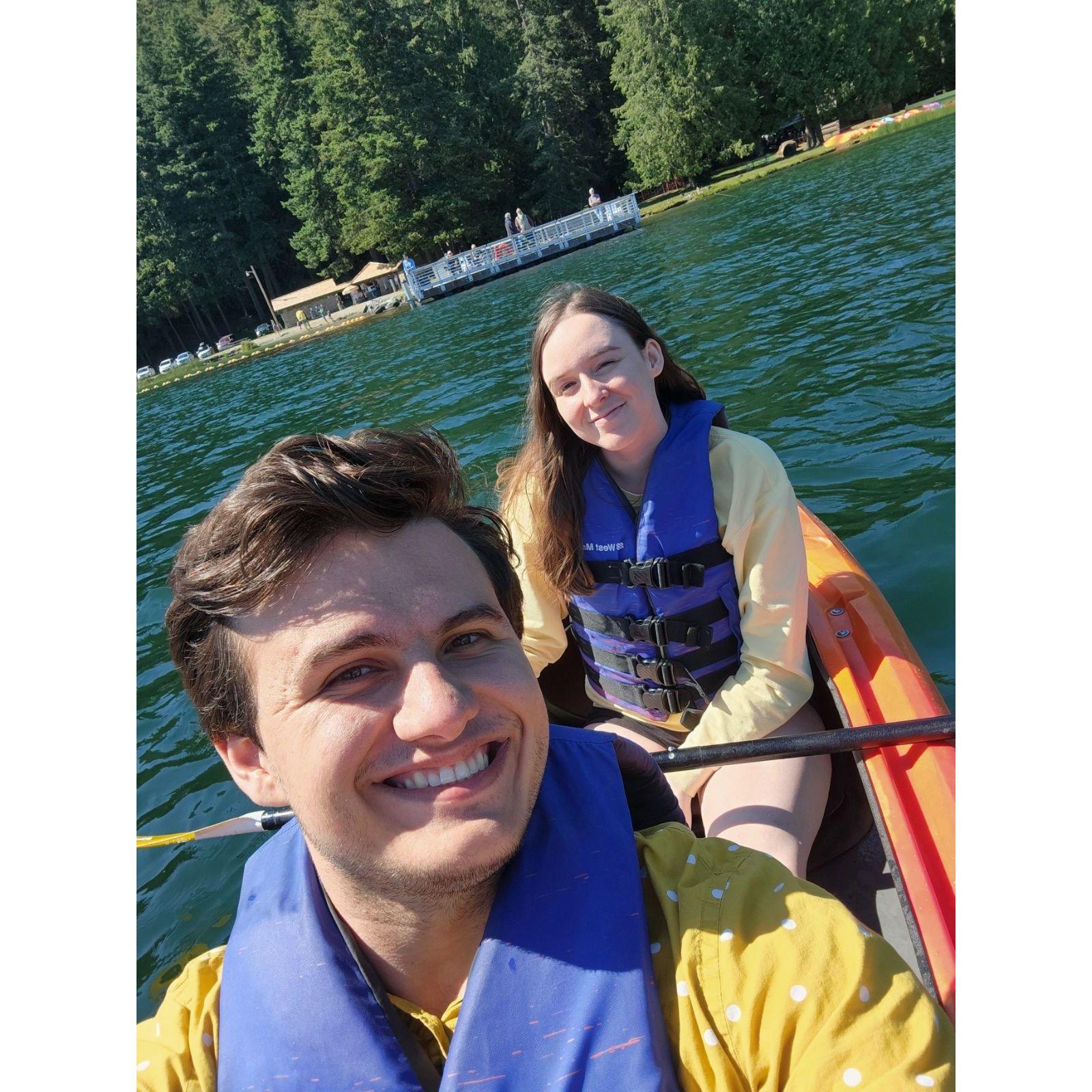 June 2024- First time kayaking together!