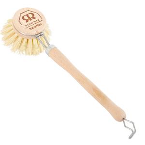 REDECKER Tampico Fiber Dish Brush with Untreated Beechwood Handle, 9-Inches