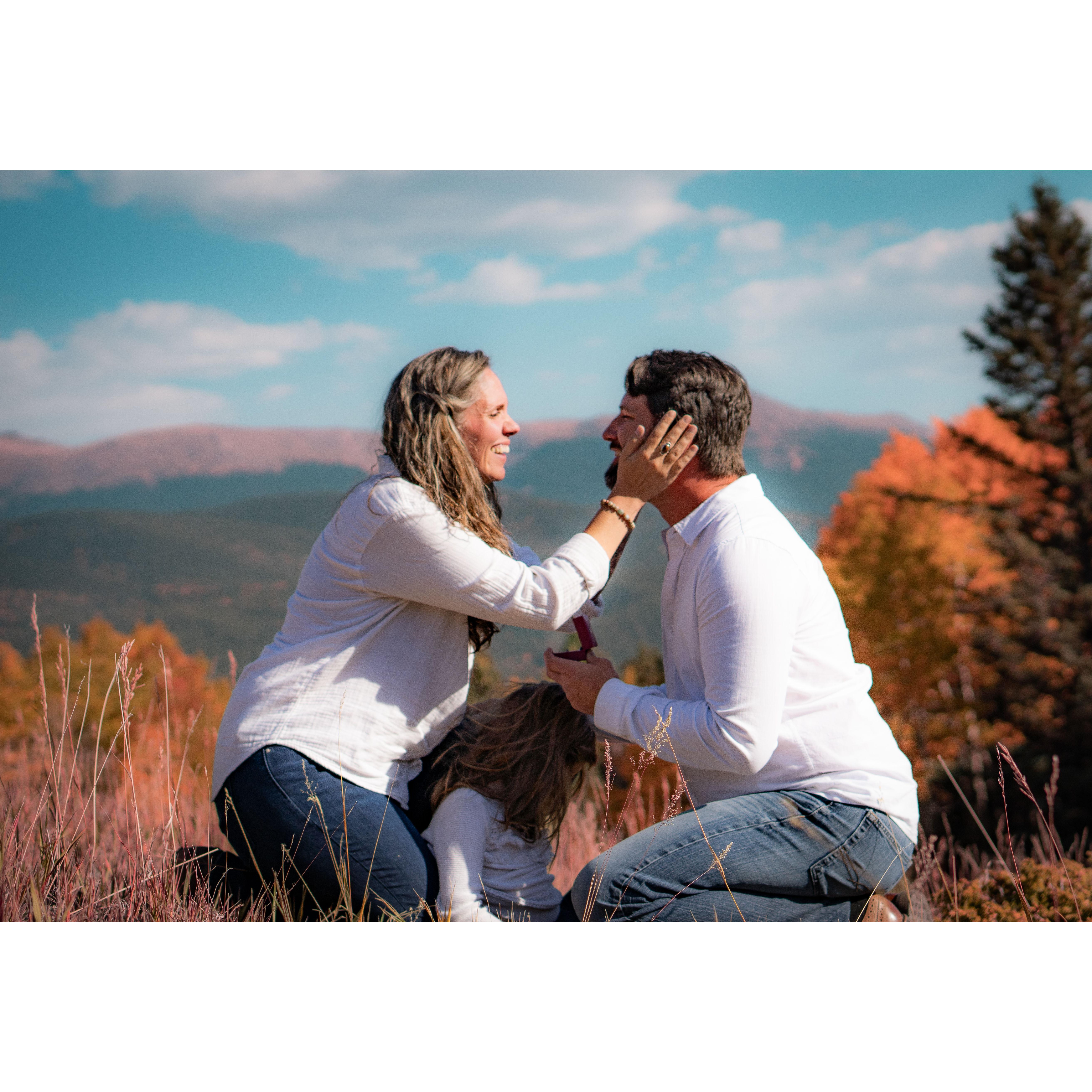 PJ stuck her finger out and said with the biggest smile "A ring for ME!!"