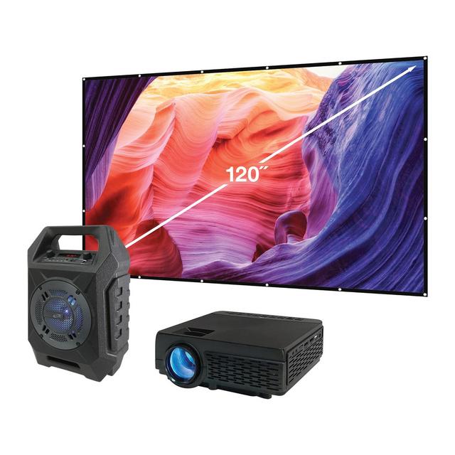 iLive Pop-up Movie Theater Kit