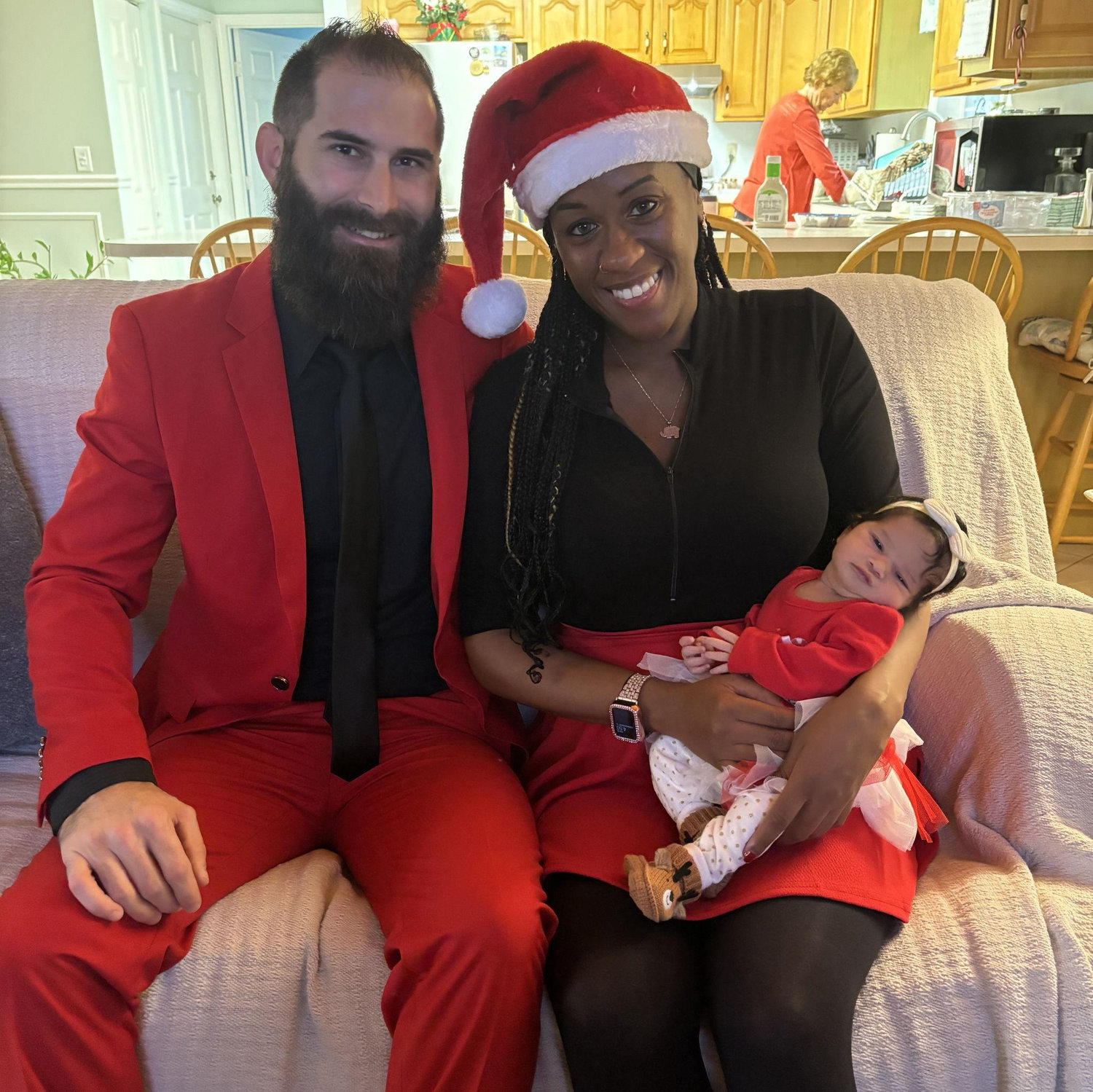 Our First Christmas Celebration with  the newest member