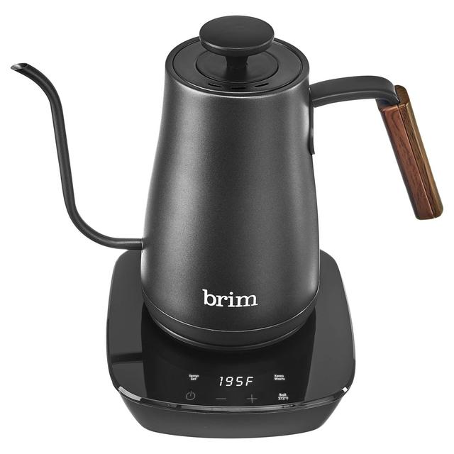 Brim Electric Gooseneck Kettle, Black