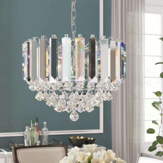 Birchley 2-Light Crystal Chandelier