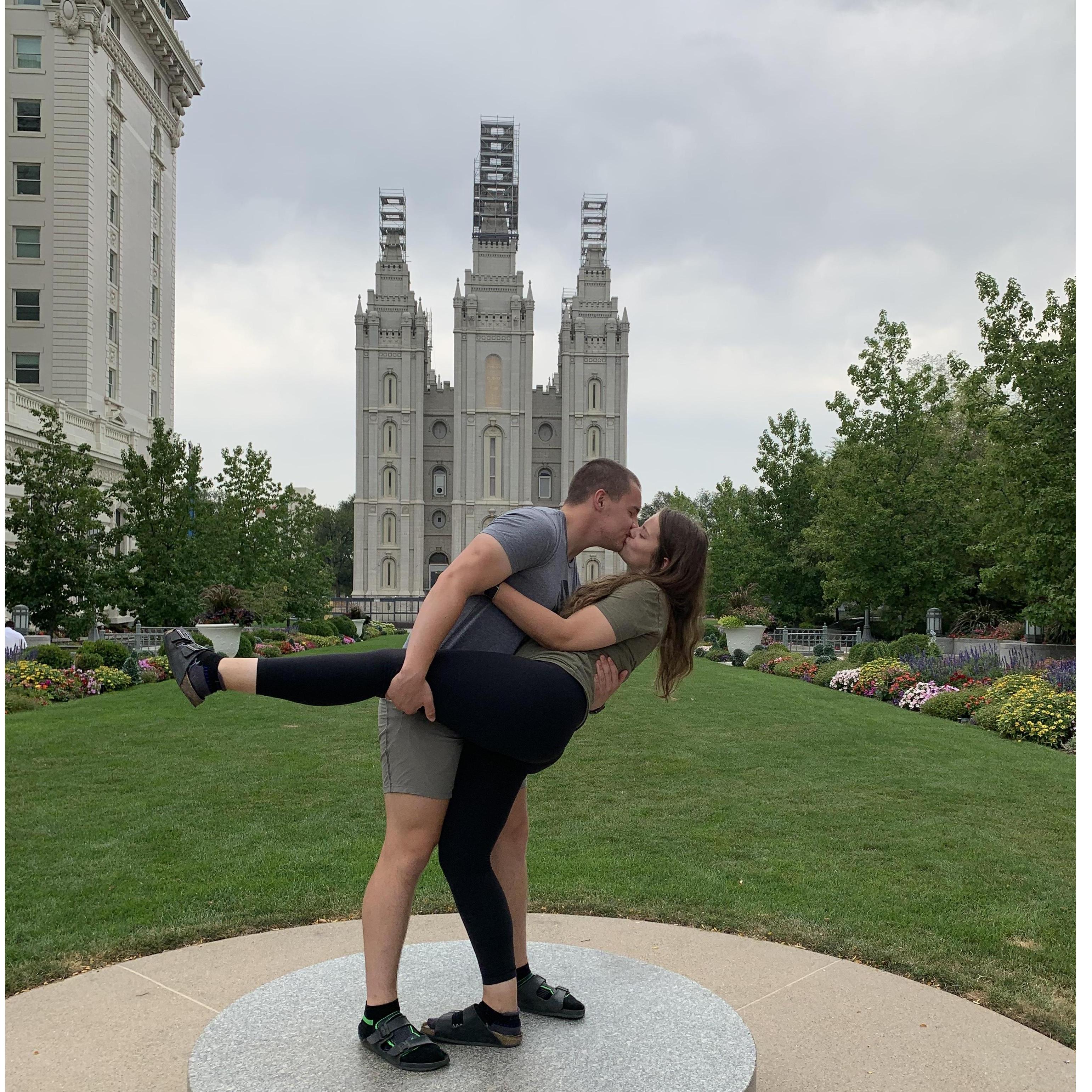 When in Salt Lake you gotta take the picture in front of the Temple