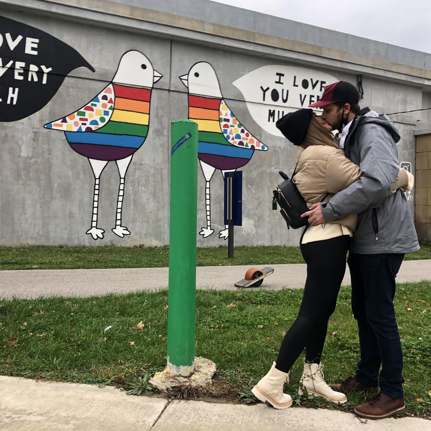 A mini-vacation in the Cleveland, OH area - Drew's hometown! If you look closely, you'll see our Onewheels in the background - our favorite way of getting around!