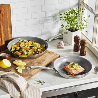 Clad H3 2-Piece Ceramic Nonstick Fry Pan Set