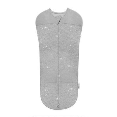 Happiest Baby Stars Organic Cotton Sleepea Swaddle in Grey