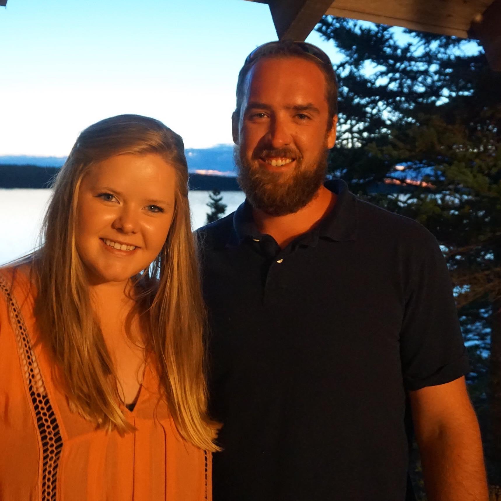 A special dinner with family at the Ocean Camp in Pretty Marsh, ME.