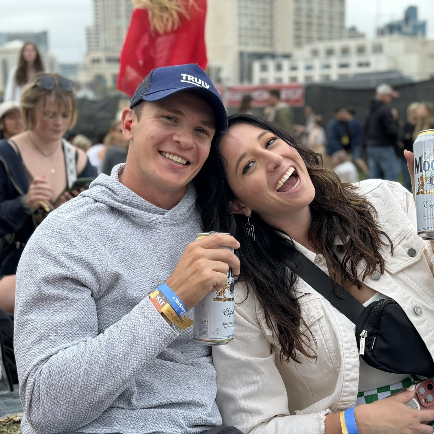 Our first music festival together - Wonderfront 2024