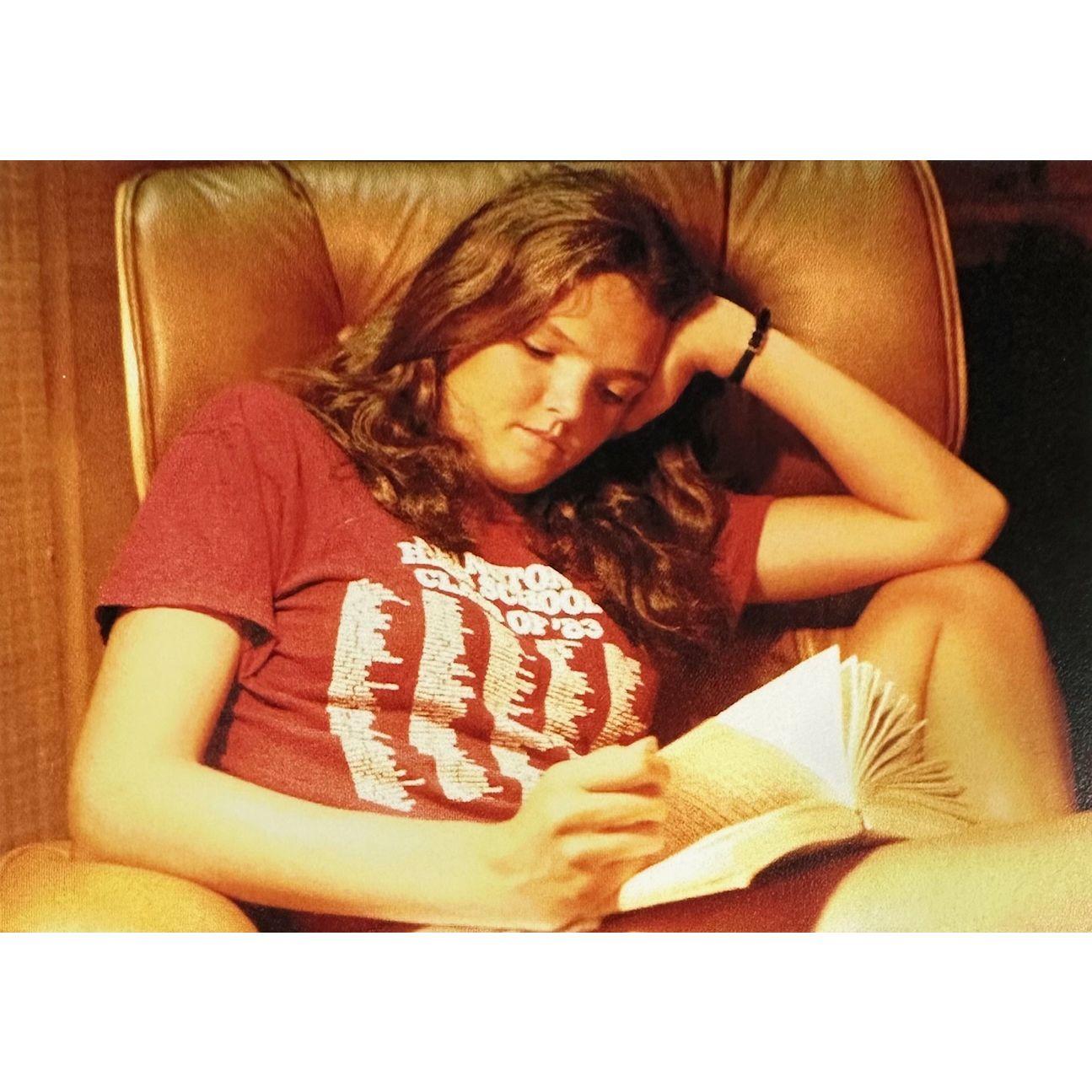 Studying senior year while at Abbington High in PA